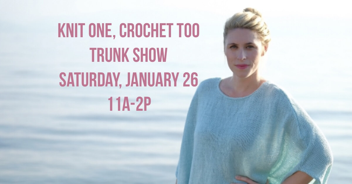knit one crochet too trunk show