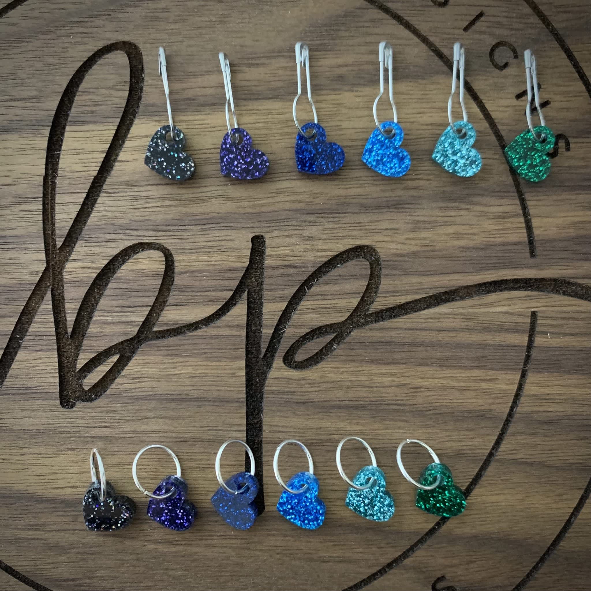 Stitch Markers From Earring Findings · A Stitch Marker · Jewelry